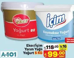İÇİM YARIM YAĞLI YOĞURT İÇİM YARIM YAĞLI YOĞURT